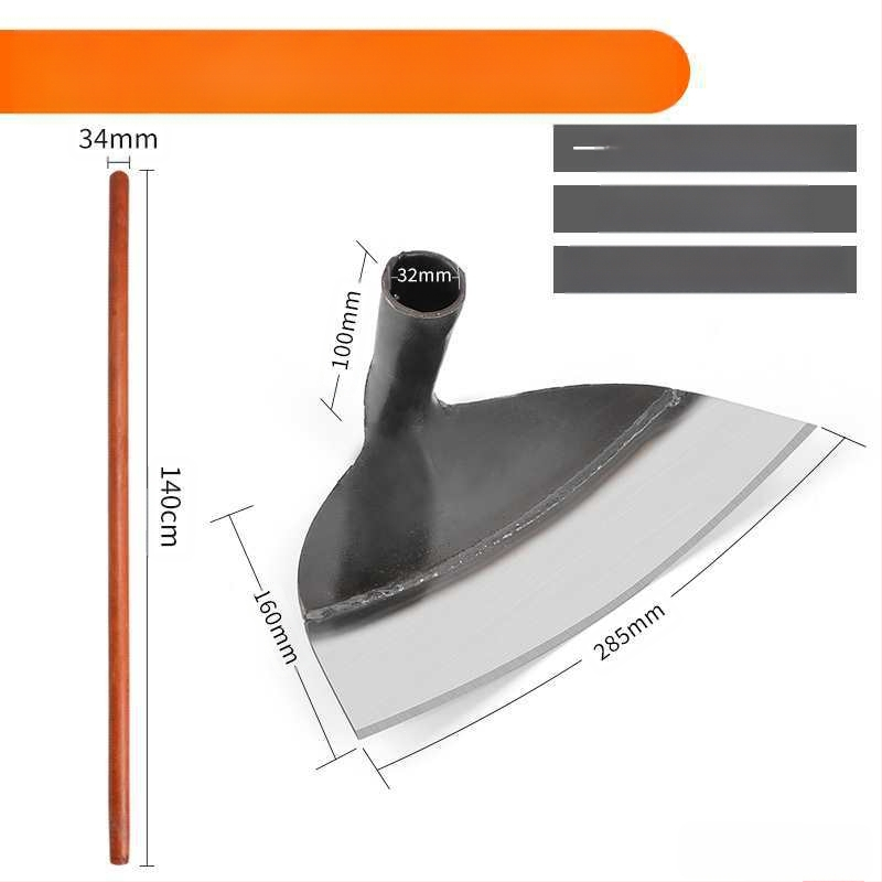 Mangano plieno sodo kastuvė, daugiafunkcinis įrankis ravėjimui, kasimui ir daržovių sodinimui