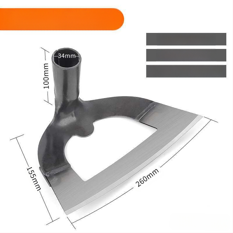 Mangano plieno sodo kastuvė, daugiafunkcinis įrankis ravėjimui, kasimui ir daržovių sodinimui