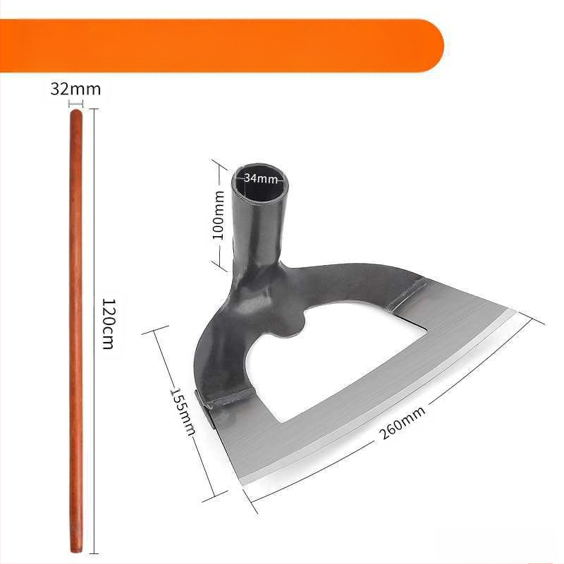 Mangano plieno sodo kastuvė, daugiafunkcinis įrankis ravėjimui, kasimui ir daržovių sodinimui