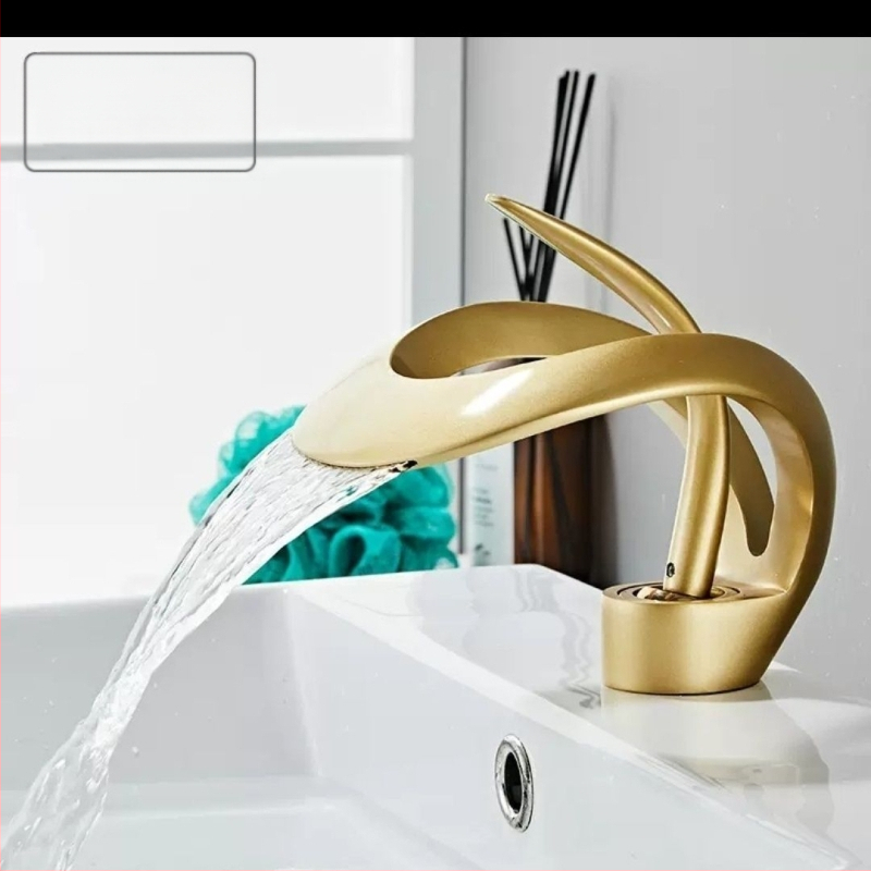 Vario karšto ir šalto vandens maišytuvas plautuvei, vieno skylės montavimas, keraminių vožtuvo korpusas, elektroplatinė apdaila