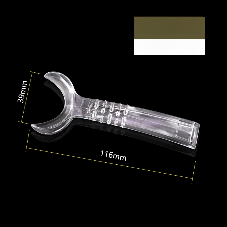 Ortodontiska divgalvains metāla retraktors-atvērējs, augstas temperatūras izturība, pieaugušajiem, mutes fotogrāfija