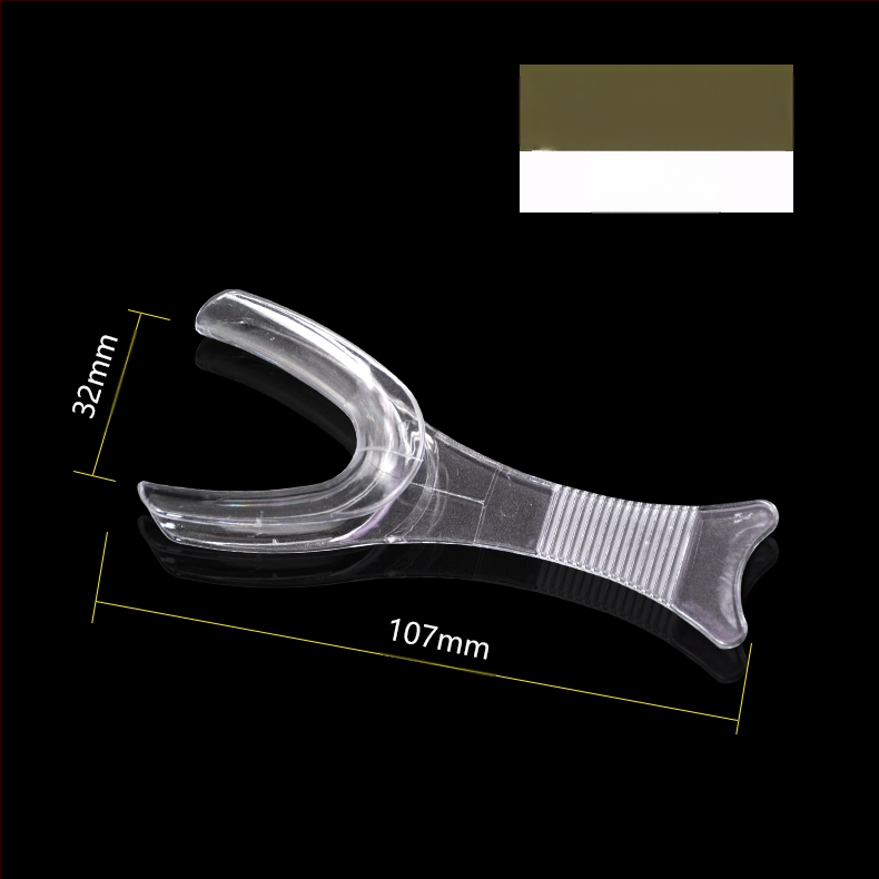 Ortodontiska divgalvains metāla retraktors-atvērējs, augstas temperatūras izturība, pieaugušajiem, mutes fotogrāfija