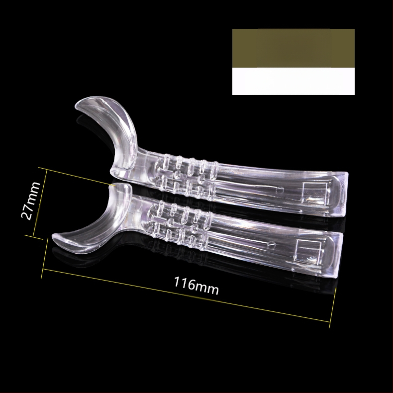 Ortodontiska divgalvains metāla retraktors-atvērējs, augstas temperatūras izturība, pieaugušajiem, mutes fotogrāfija