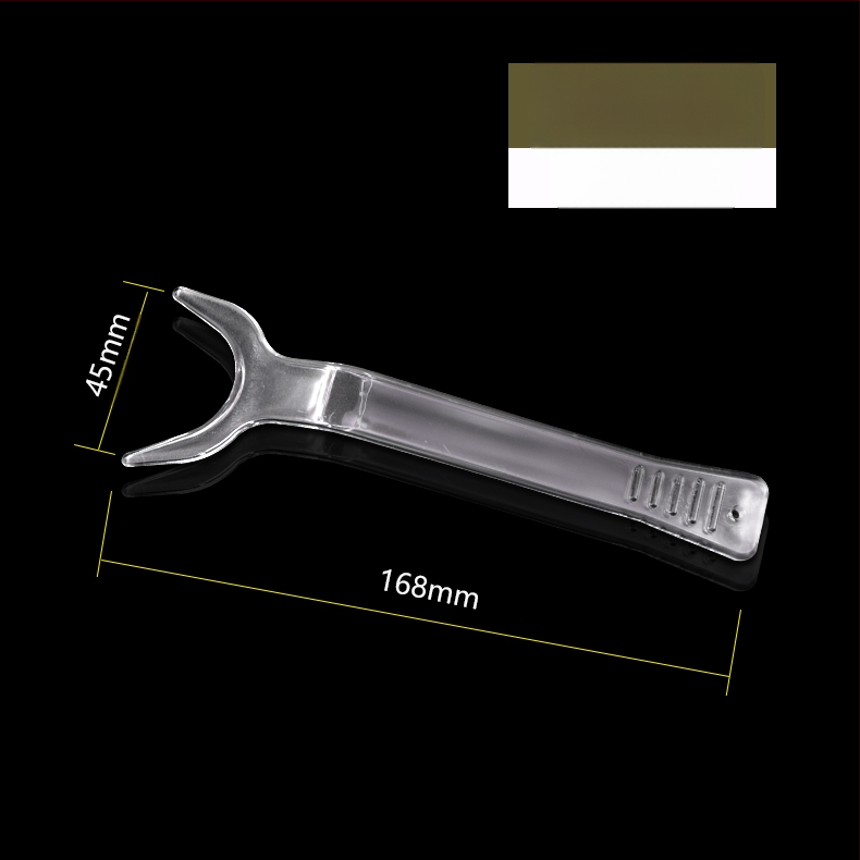 Ortodontiska divgalvains metāla retraktors-atvērējs, augstas temperatūras izturība, pieaugušajiem, mutes fotogrāfija