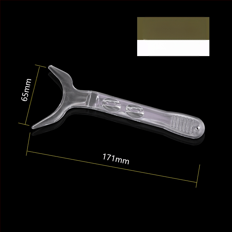 Ortodontiska divgalvains metāla retraktors-atvērējs, augstas temperatūras izturība, pieaugušajiem, mutes fotogrāfija
