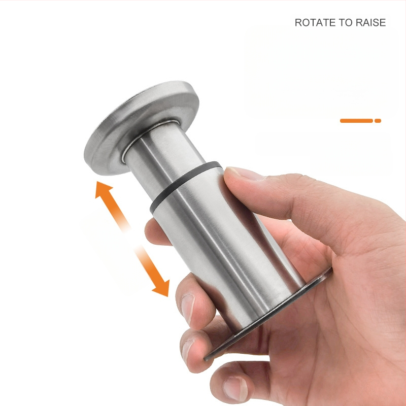 Регулируеми крачета за мебели – Qiaoju qiaojian hardware, модел QJDL-BXGGJ-7, материал: неръждаема стомана/хладно валцована стомана, подходящи за шкафове и дивани, стил: модерен минимализъм