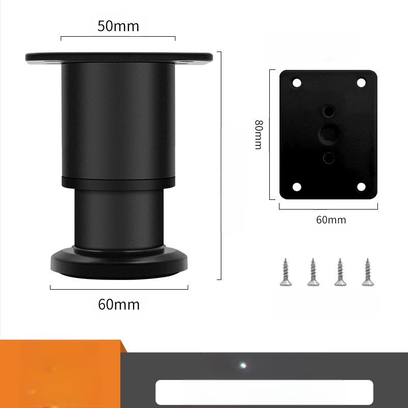 Регулируеми крачета за мебели – Qiaoju qiaojian hardware, модел QJDL-BXGGJ-7, материал: неръждаема стомана/хладно валцована стомана, подходящи за шкафове и дивани, стил: модерен минимализъм