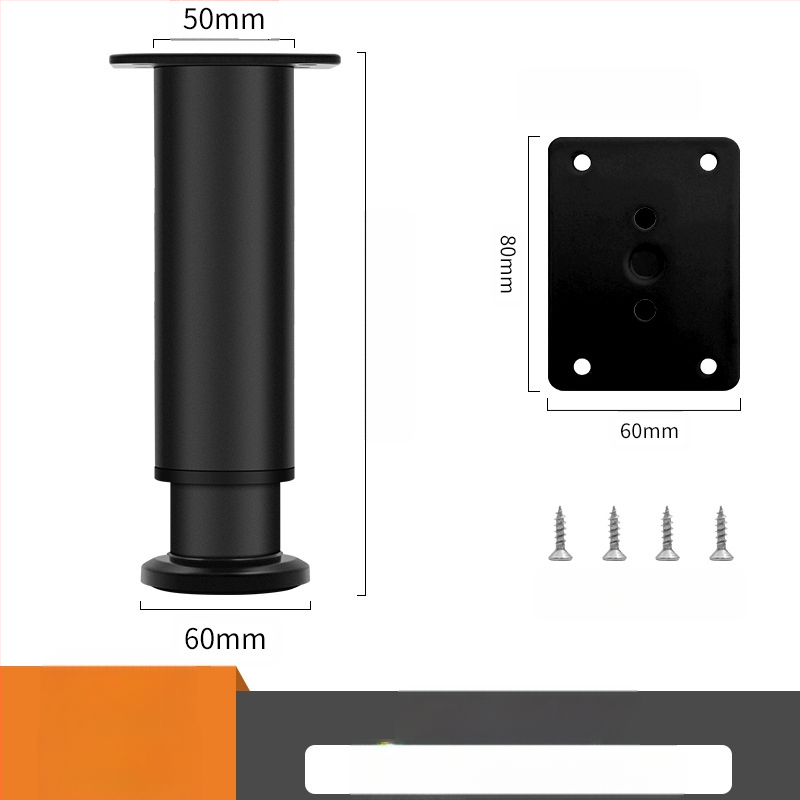 Регулируеми крачета за мебели – Qiaoju qiaojian hardware, модел QJDL-BXGGJ-7, материал: неръждаема стомана/хладно валцована стомана, подходящи за шкафове и дивани, стил: модерен минимализъм