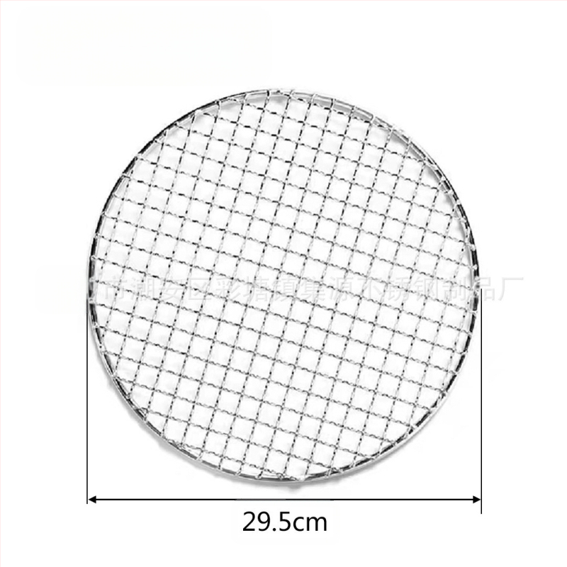Nerūdijančio plieno kepsninės grotelių laikiklis, apvalios formos – daugiafunkcis, nešiojamas, lengvai valomas – pagamintas taškinio suvirinimo ir štampavimo technologija