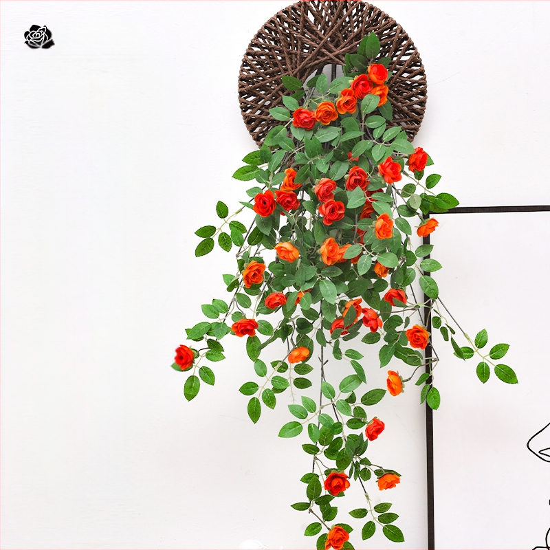 Plastikinis dirbtinis vijoklis su gėlėmis vidaus apdailai; Medžiaga: 3238504; Įvairovė: Daisy; Paskirtis: Kita