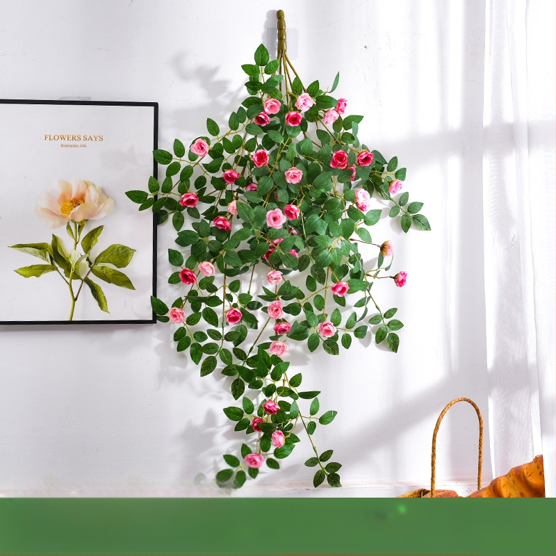 Plastikinis dirbtinis vijoklis su gėlėmis vidaus apdailai; Medžiaga: 3238504; Įvairovė: Daisy; Paskirtis: Kita