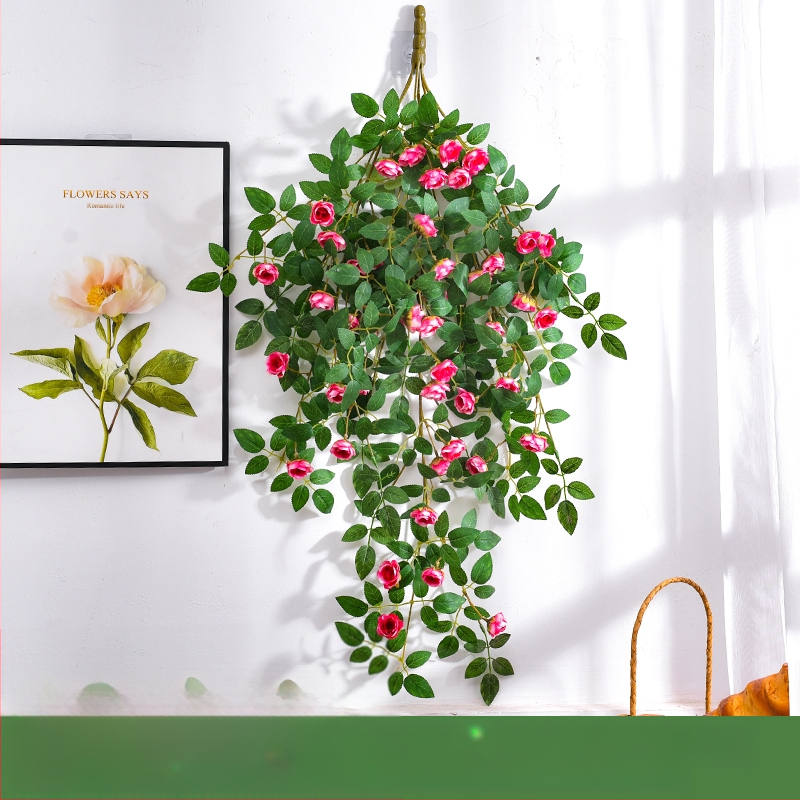 Plastikinis dirbtinis vijoklis su gėlėmis vidaus apdailai; Medžiaga: 3238504; Įvairovė: Daisy; Paskirtis: Kita