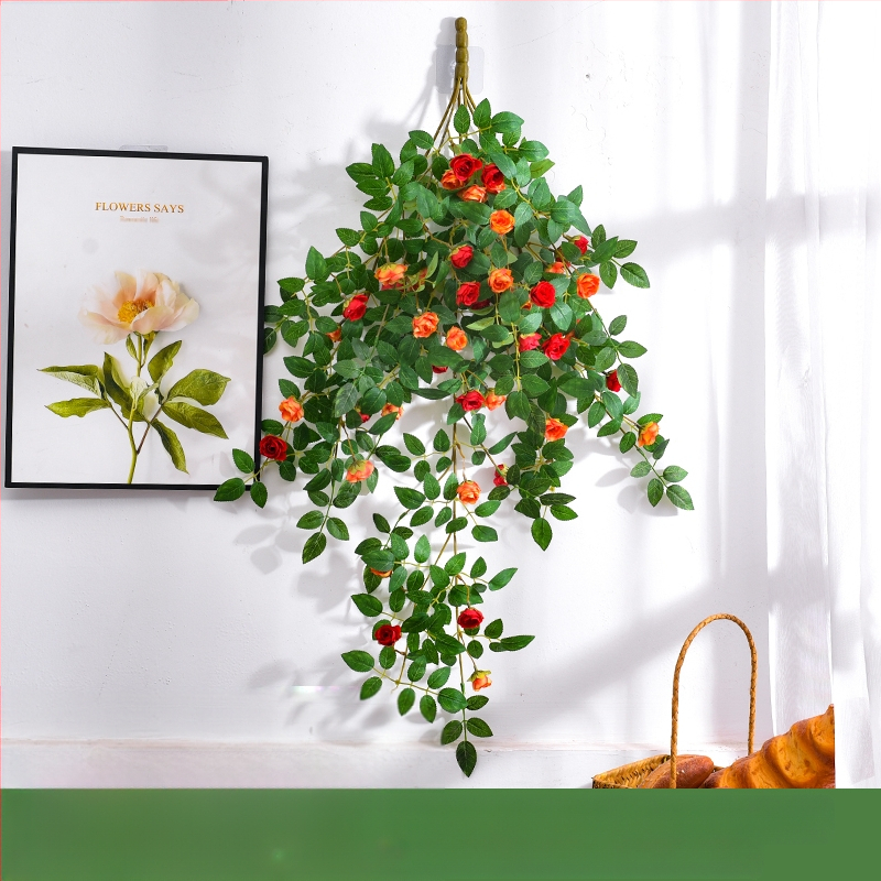 Plastikinis dirbtinis vijoklis su gėlėmis vidaus apdailai; Medžiaga: 3238504; Įvairovė: Daisy; Paskirtis: Kita