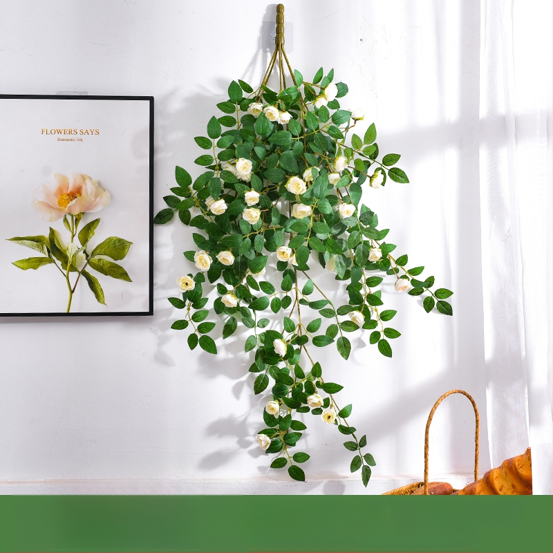 Plastikinis dirbtinis vijoklis su gėlėmis vidaus apdailai; Medžiaga: 3238504; Įvairovė: Daisy; Paskirtis: Kita