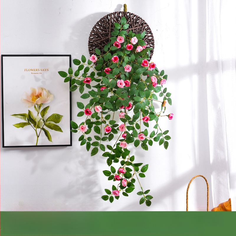 Plastikinis dirbtinis vijoklis su gėlėmis vidaus apdailai; Medžiaga: 3238504; Įvairovė: Daisy; Paskirtis: Kita