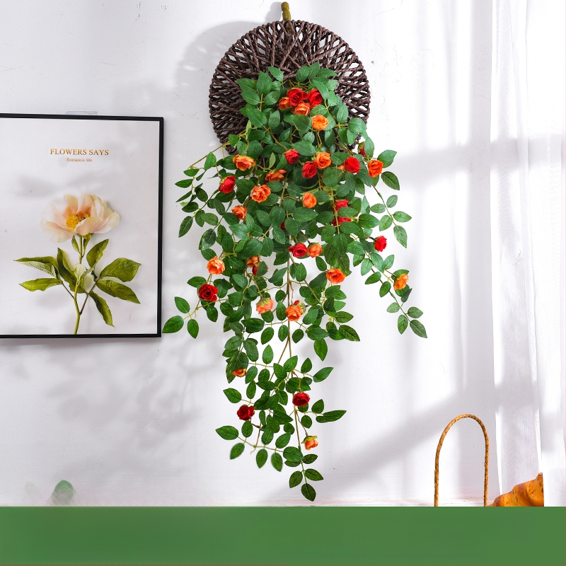 Plastikinis dirbtinis vijoklis su gėlėmis vidaus apdailai; Medžiaga: 3238504; Įvairovė: Daisy; Paskirtis: Kita