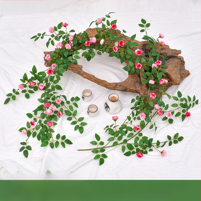 Plastikinis dirbtinis vijoklis su gėlėmis vidaus apdailai; Medžiaga: 3238504; Įvairovė: Daisy; Paskirtis: Kita