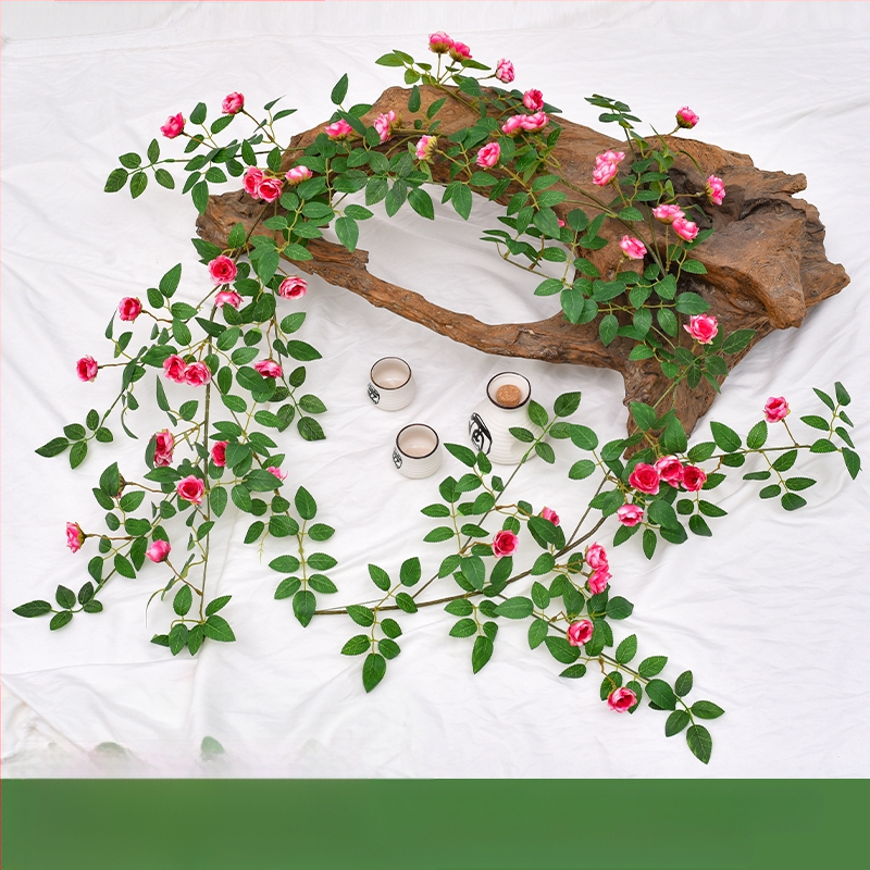 Plastikinis dirbtinis vijoklis su gėlėmis vidaus apdailai; Medžiaga: 3238504; Įvairovė: Daisy; Paskirtis: Kita