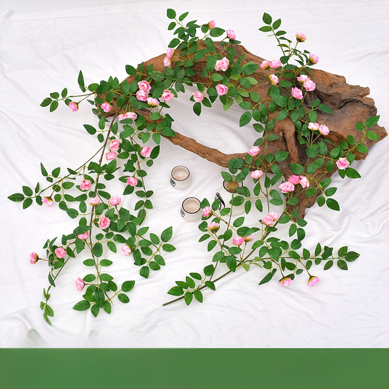 Plastikinis dirbtinis vijoklis su gėlėmis vidaus apdailai; Medžiaga: 3238504; Įvairovė: Daisy; Paskirtis: Kita