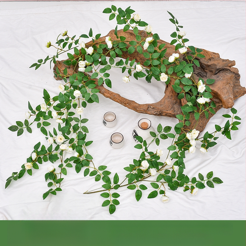 Plastikinis dirbtinis vijoklis su gėlėmis vidaus apdailai; Medžiaga: 3238504; Įvairovė: Daisy; Paskirtis: Kita