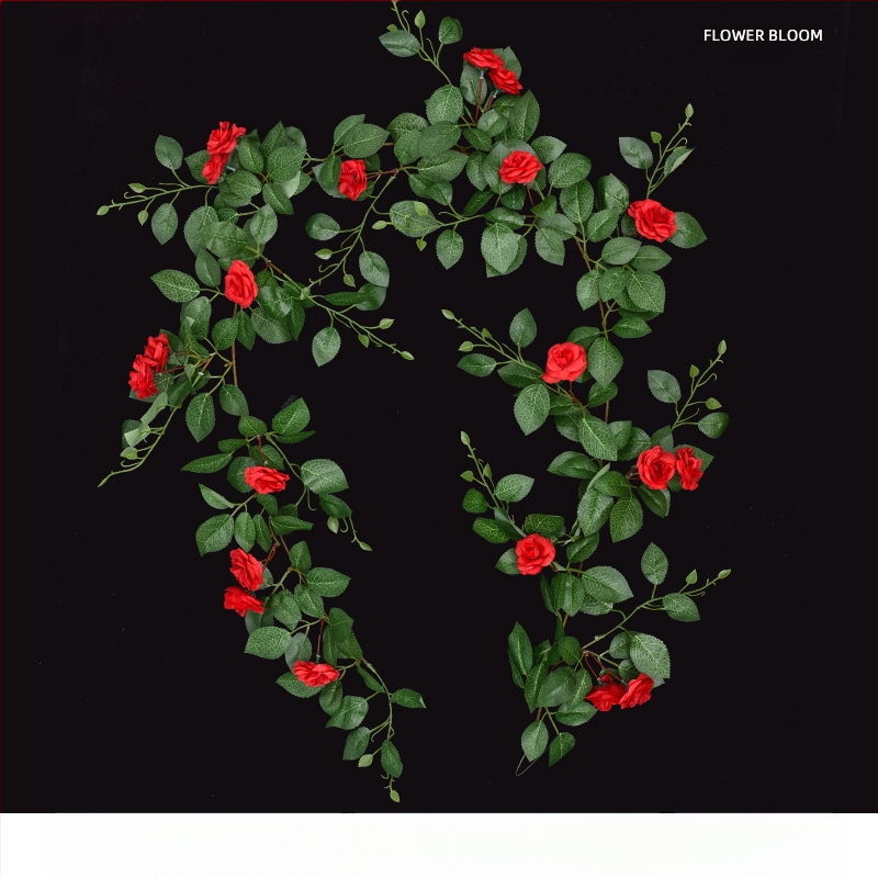 Plastikinis dirbtinis vijoklis su gėlėmis vidaus apdailai; Medžiaga: 3238504; Įvairovė: Daisy; Paskirtis: Kita