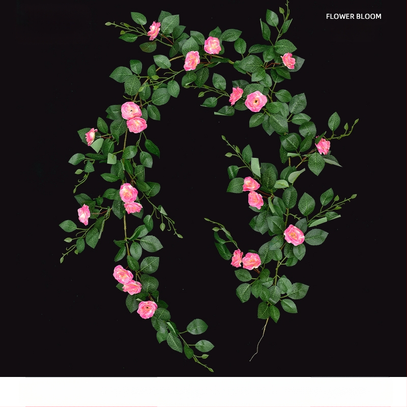 Plastikinis dirbtinis vijoklis su gėlėmis vidaus apdailai; Medžiaga: 3238504; Įvairovė: Daisy; Paskirtis: Kita