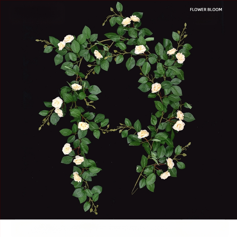 Plastikinis dirbtinis vijoklis su gėlėmis vidaus apdailai; Medžiaga: 3238504; Įvairovė: Daisy; Paskirtis: Kita