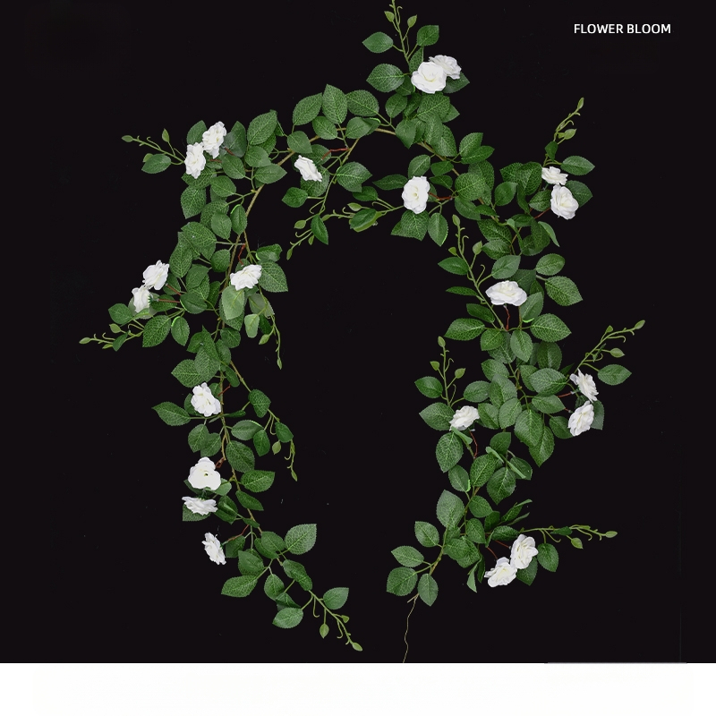 Plastikinis dirbtinis vijoklis su gėlėmis vidaus apdailai; Medžiaga: 3238504; Įvairovė: Daisy; Paskirtis: Kita