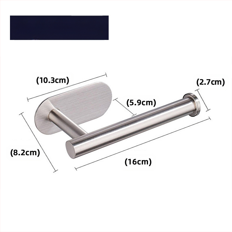 Huanuo nerūdijančio plieno 304 laikiklis tualetiniam popieriui, kvadratinė forma, veidrodinis paviršius, šiuolaikinis minimalistinis stilius