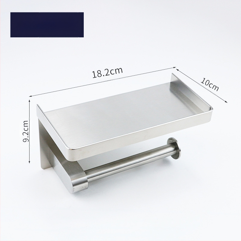 Huanuo nerūdijančio plieno 304 laikiklis tualetiniam popieriui, kvadratinė forma, veidrodinis paviršius, šiuolaikinis minimalistinis stilius