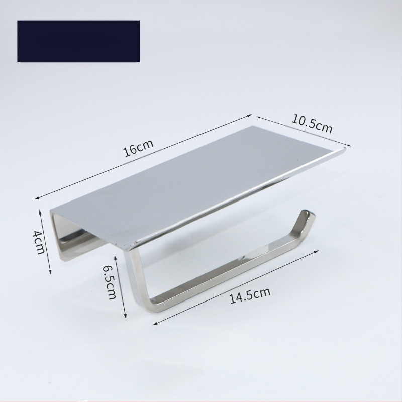 Huanuo nerūdijančio plieno 304 laikiklis tualetiniam popieriui, kvadratinė forma, veidrodinis paviršius, šiuolaikinis minimalistinis stilius