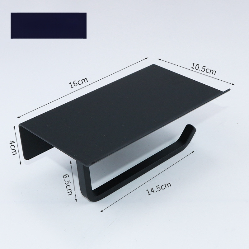 Huanuo nerūdijančio plieno 304 laikiklis tualetiniam popieriui, kvadratinė forma, veidrodinis paviršius, šiuolaikinis minimalistinis stilius