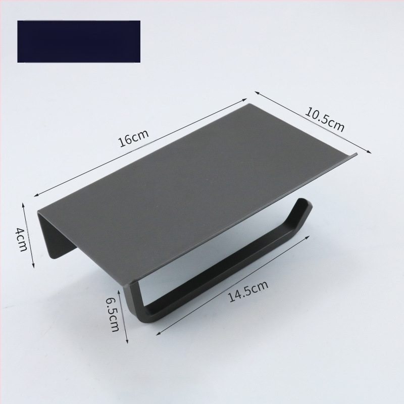 Huanuo nerūdijančio plieno 304 laikiklis tualetiniam popieriui, kvadratinė forma, veidrodinis paviršius, šiuolaikinis minimalistinis stilius