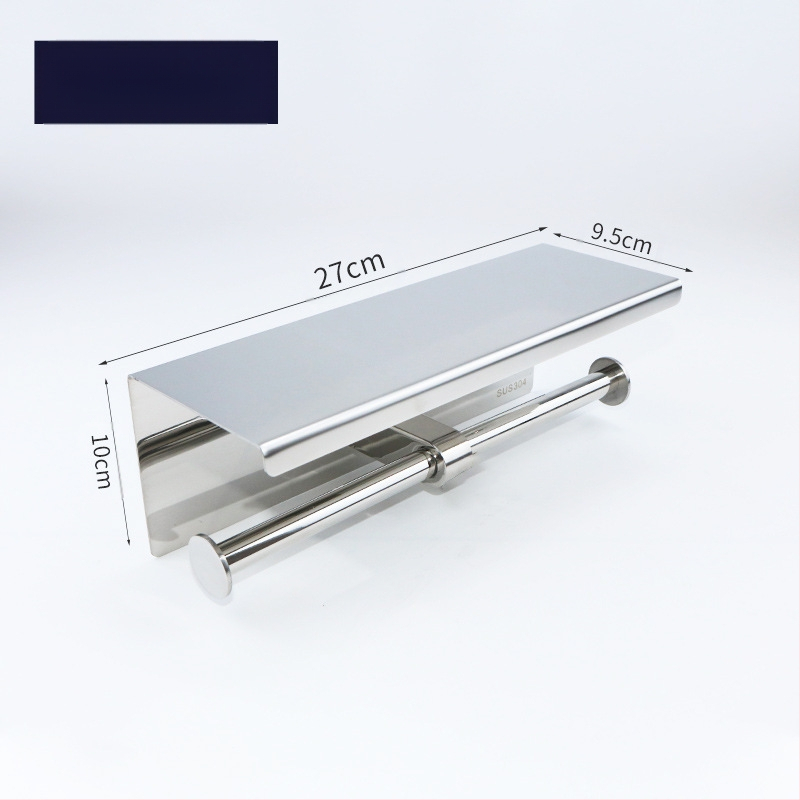 Huanuo nerūdijančio plieno 304 laikiklis tualetiniam popieriui, kvadratinė forma, veidrodinis paviršius, šiuolaikinis minimalistinis stilius