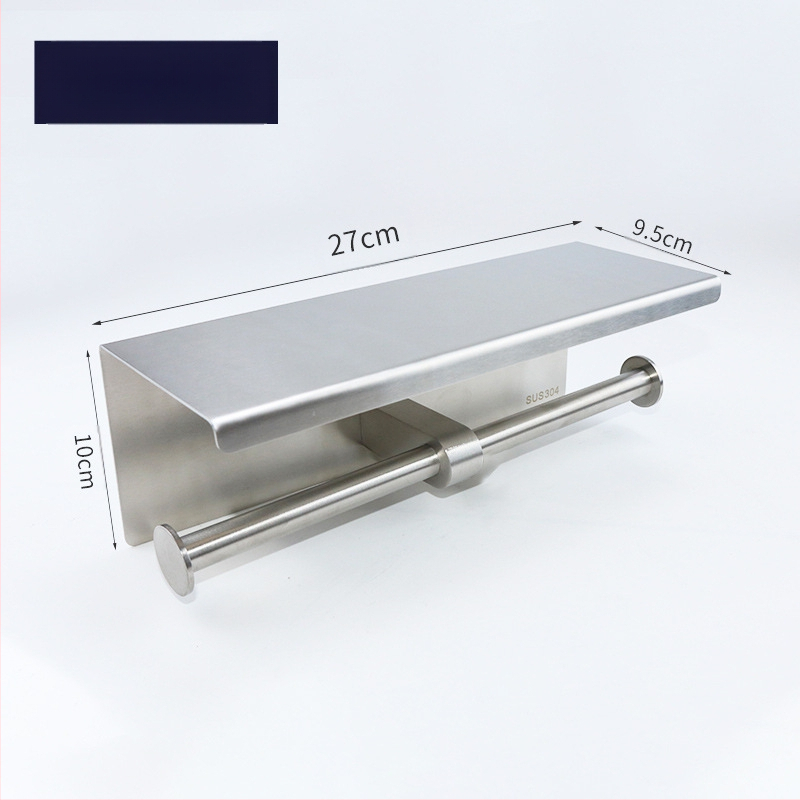 Huanuo nerūdijančio plieno 304 laikiklis tualetiniam popieriui, kvadratinė forma, veidrodinis paviršius, šiuolaikinis minimalistinis stilius