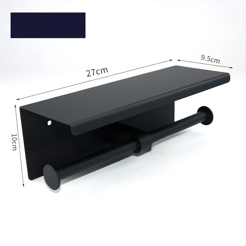 Huanuo nerūdijančio plieno 304 laikiklis tualetiniam popieriui, kvadratinė forma, veidrodinis paviršius, šiuolaikinis minimalistinis stilius