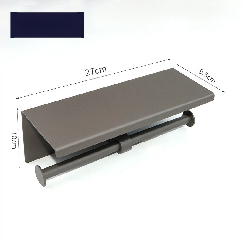 Huanuo nerūdijančio plieno 304 laikiklis tualetiniam popieriui, kvadratinė forma, veidrodinis paviršius, šiuolaikinis minimalistinis stilius