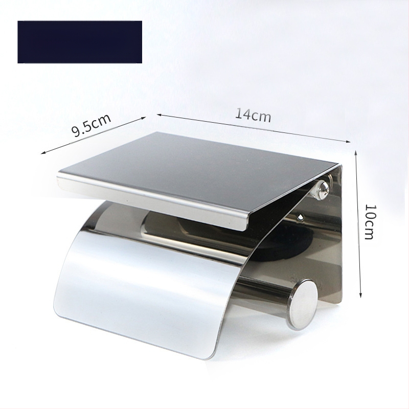 Huanuo nerūdijančio plieno 304 laikiklis tualetiniam popieriui, kvadratinė forma, veidrodinis paviršius, šiuolaikinis minimalistinis stilius