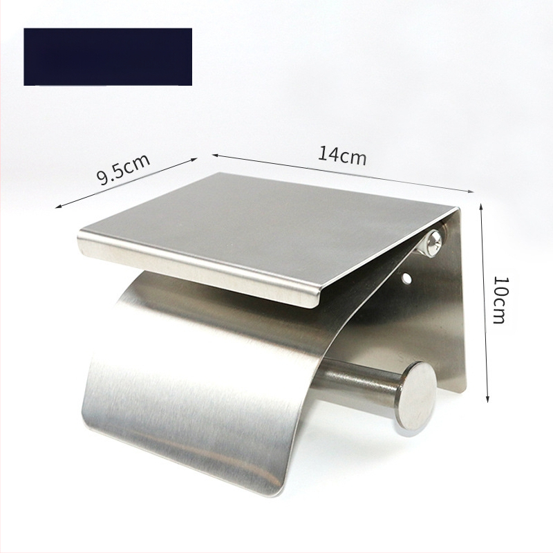 Huanuo nerūdijančio plieno 304 laikiklis tualetiniam popieriui, kvadratinė forma, veidrodinis paviršius, šiuolaikinis minimalistinis stilius