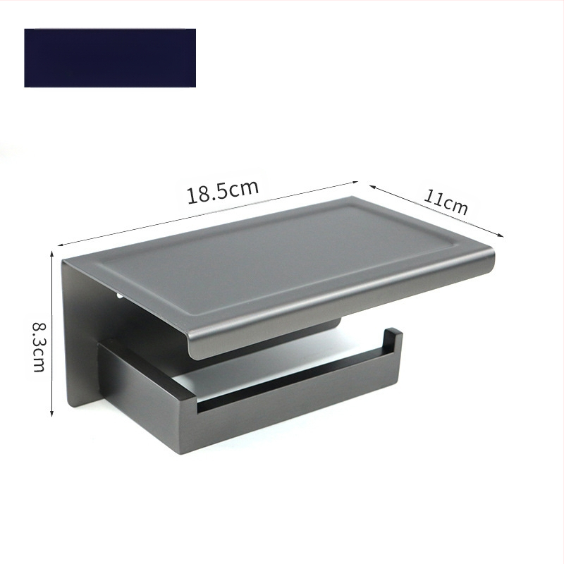 Huanuo nerūdijančio plieno 304 laikiklis tualetiniam popieriui, kvadratinė forma, veidrodinis paviršius, šiuolaikinis minimalistinis stilius