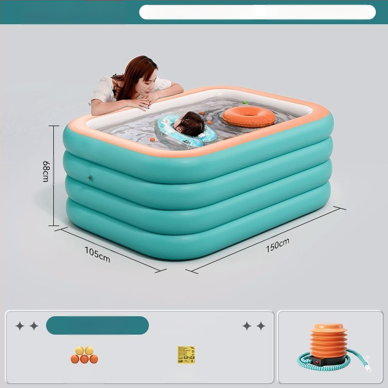 Zhilan pripučiamas vaikų baseinas – vidaus ir lauko naudojimui, vaikų voniai