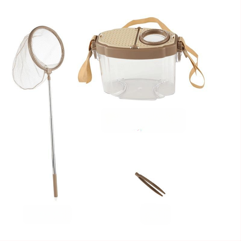 Vaikų vabzdžių stebėjimo dėžutė su didinamuoju stiklu, neelektrinė, nėra daugiafunkcinė, konstravimo blokelių žaidimas, 4–6 metų amžiaus