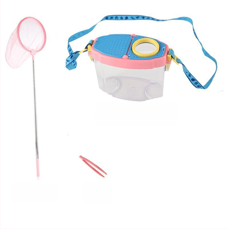 Vaikų vabzdžių stebėjimo dėžutė su didinamuoju stiklu, neelektrinė, nėra daugiafunkcinė, konstravimo blokelių žaidimas, 4–6 metų amžiaus