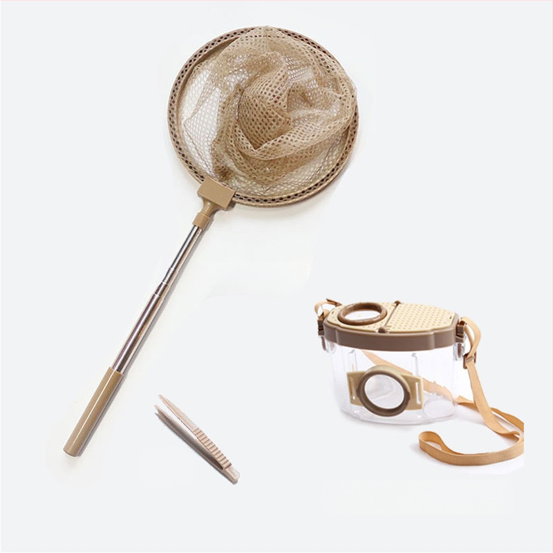 Vaikų vabzdžių stebėjimo dėžutė su didinamuoju stiklu, neelektrinė, nėra daugiafunkcinė, konstravimo blokelių žaidimas, 4–6 metų amžiaus