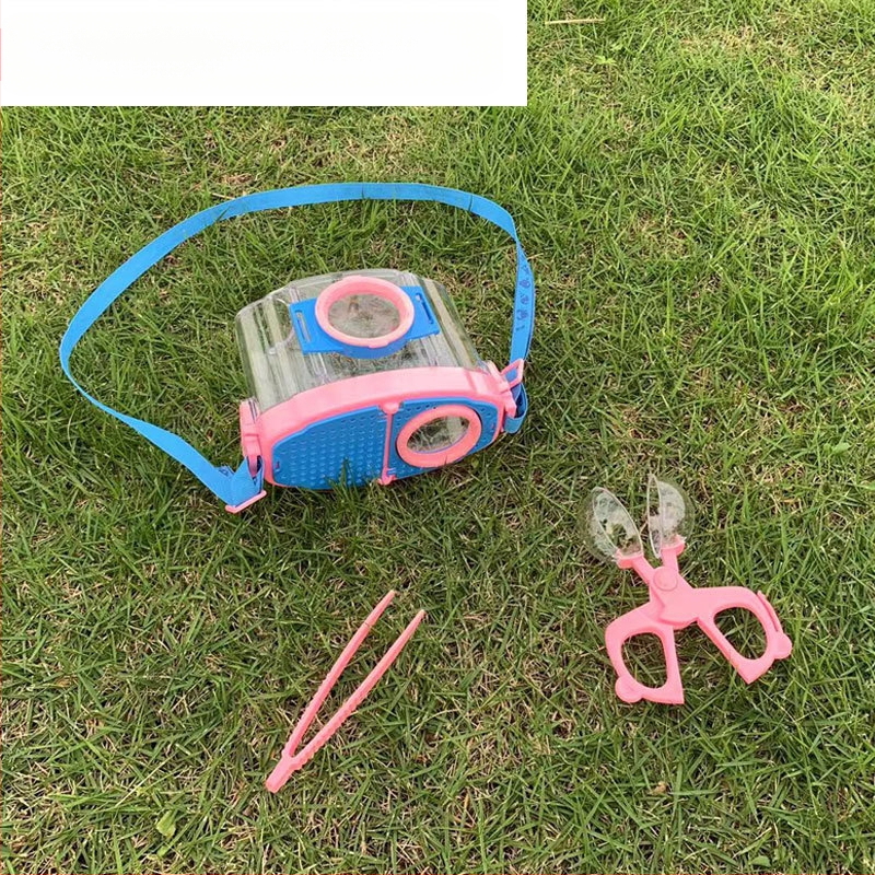 Vaikų vabzdžių stebėjimo dėžutė su didinamuoju stiklu, neelektrinė, nėra daugiafunkcinė, konstravimo blokelių žaidimas, 4–6 metų amžiaus