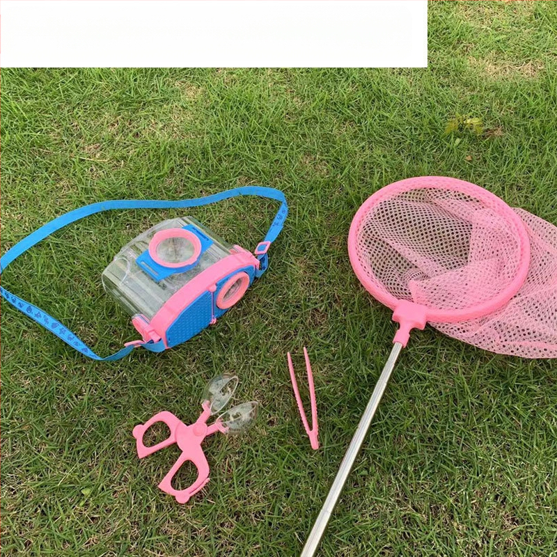 Vaikų vabzdžių stebėjimo dėžutė su didinamuoju stiklu, neelektrinė, nėra daugiafunkcinė, konstravimo blokelių žaidimas, 4–6 metų amžiaus