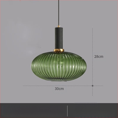 Κρεμαστό φωτιστικό LED, γυάλινο σκιάδιο με σχέδιο νερού σε σκανδιναβικό στιλ, 85-250V, κάλυψη 5–10 m²