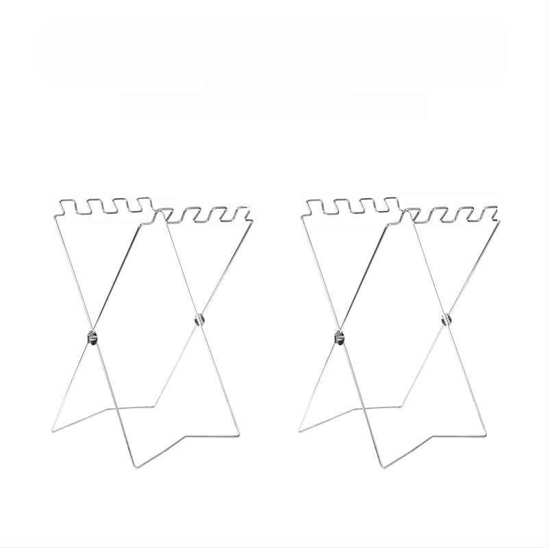 Sulankstoma šiukšlių laikymo stovelė stovyklavimui su maišų laikikliu, 100% naujos plastiko medžiagos