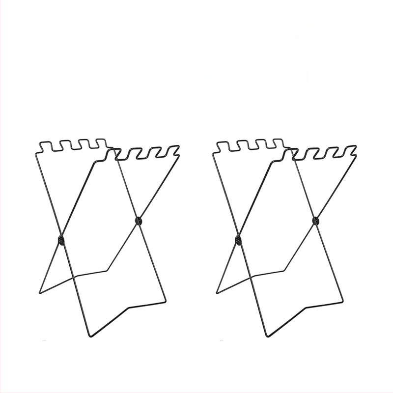 Sulankstoma šiukšlių laikymo stovelė stovyklavimui su maišų laikikliu, 100% naujos plastiko medžiagos