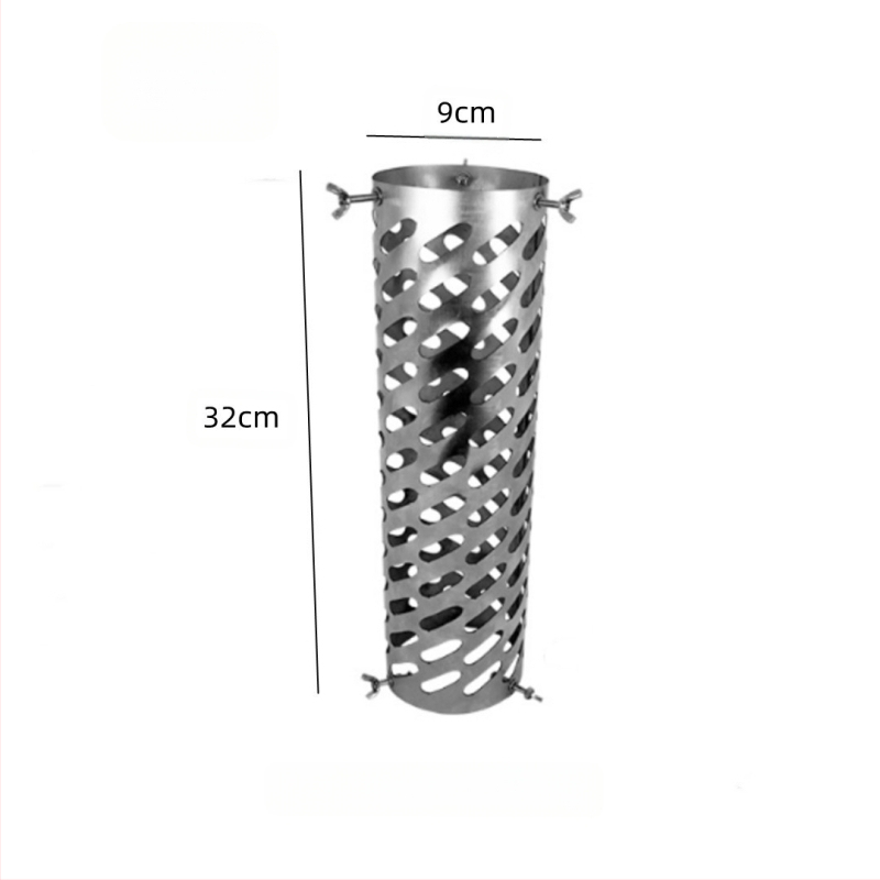 Nerūdijančio plieno medienos krosnelė su kampiniu dūmtraukio, lauko naudojimui